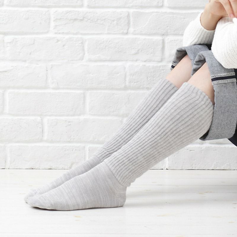 あったか2重編みハイソックス（米ぬか繊維）NUKATO ヌカト | 鈴木靴下